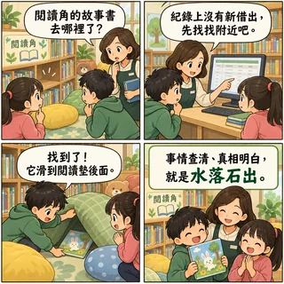 水落石出成語漫畫縮圖