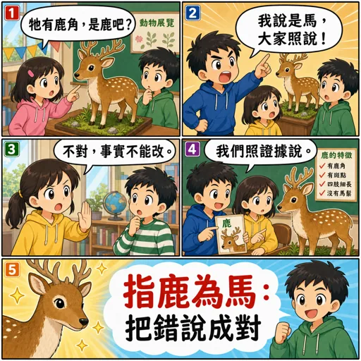 指鹿為馬成語漫畫縮圖