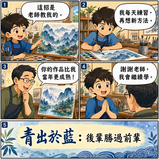 青出於藍成語漫畫縮圖