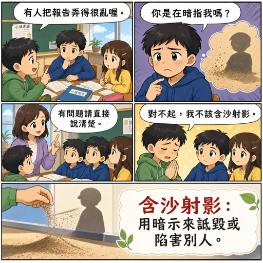 含沙射影成語漫畫縮圖