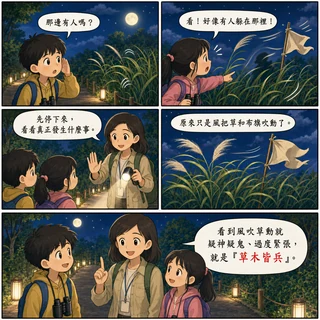 草木皆兵成語漫畫縮圖