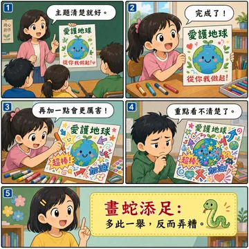 畫蛇添足成語漫畫縮圖