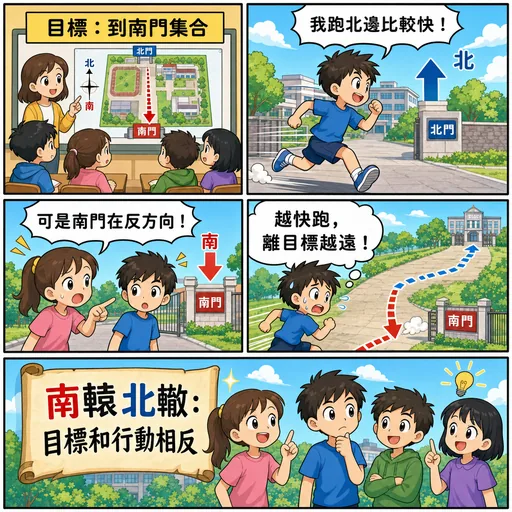 南轅北轍成語漫畫縮圖