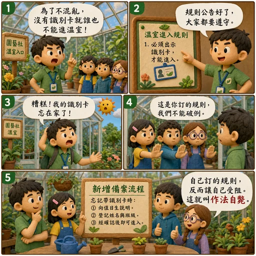 作法自斃成語漫畫縮圖