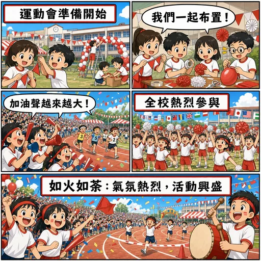 如火如荼成語漫畫縮圖