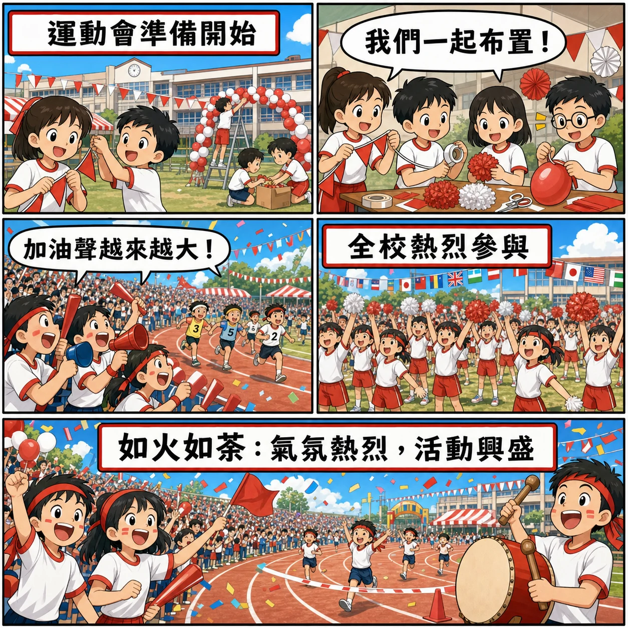 如火如荼的 AI 生成成語漫畫