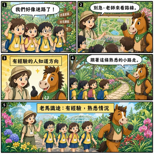 老馬識途成語漫畫縮圖