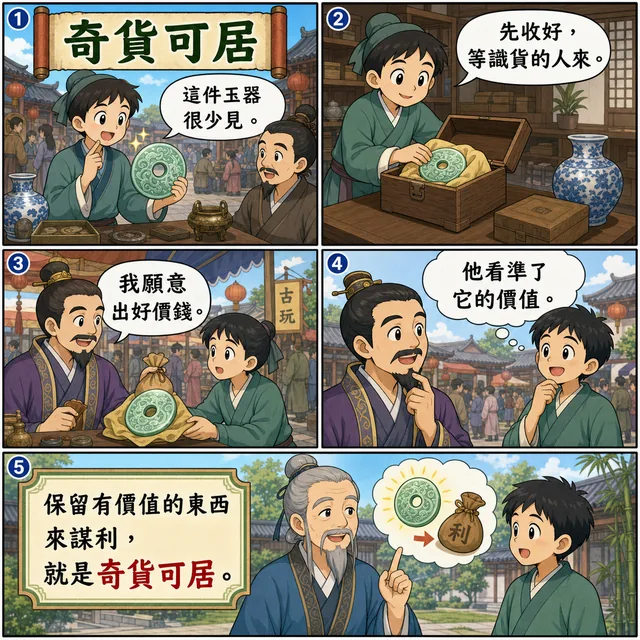 奇貨可居成語漫畫縮圖