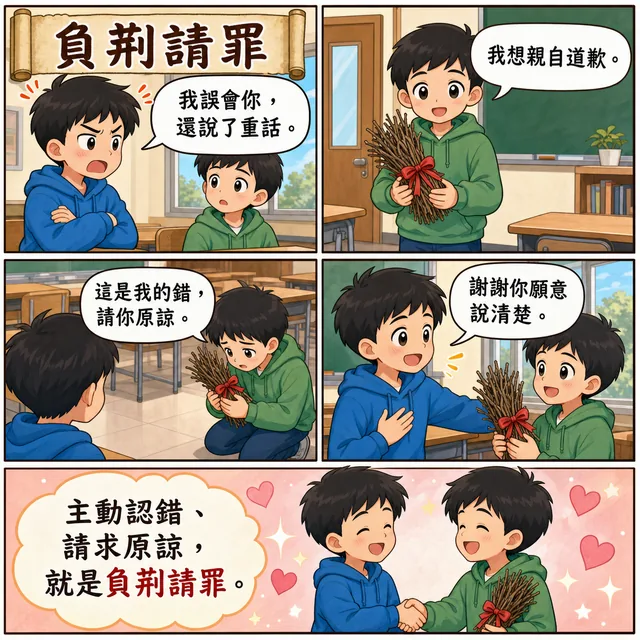 負荊請罪成語漫畫縮圖