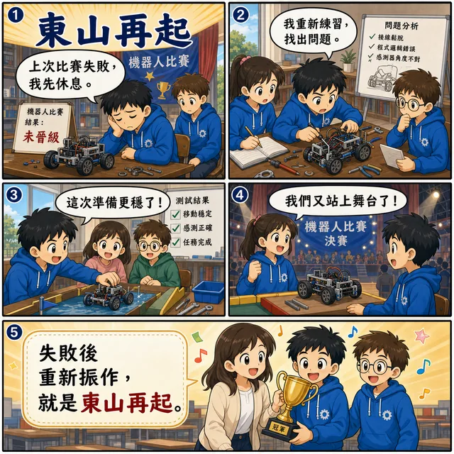 東山再起成語漫畫縮圖