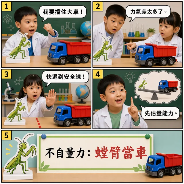 螳臂當車成語漫畫縮圖