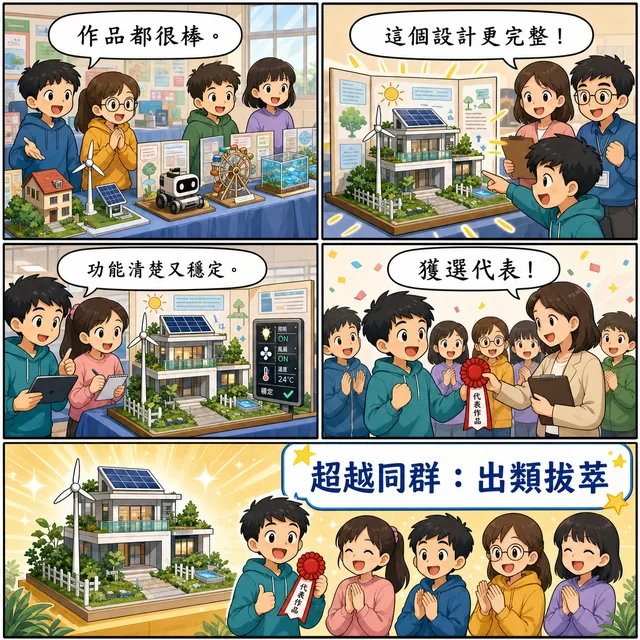 出類拔萃成語漫畫縮圖