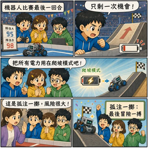 孤注一擲成語漫畫縮圖
