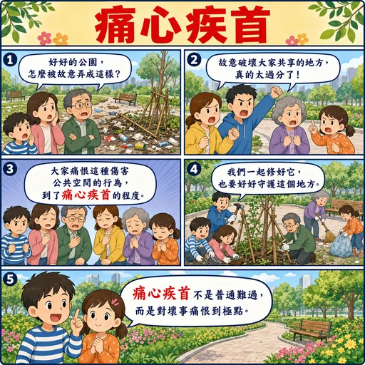 痛心疾首成語漫畫縮圖