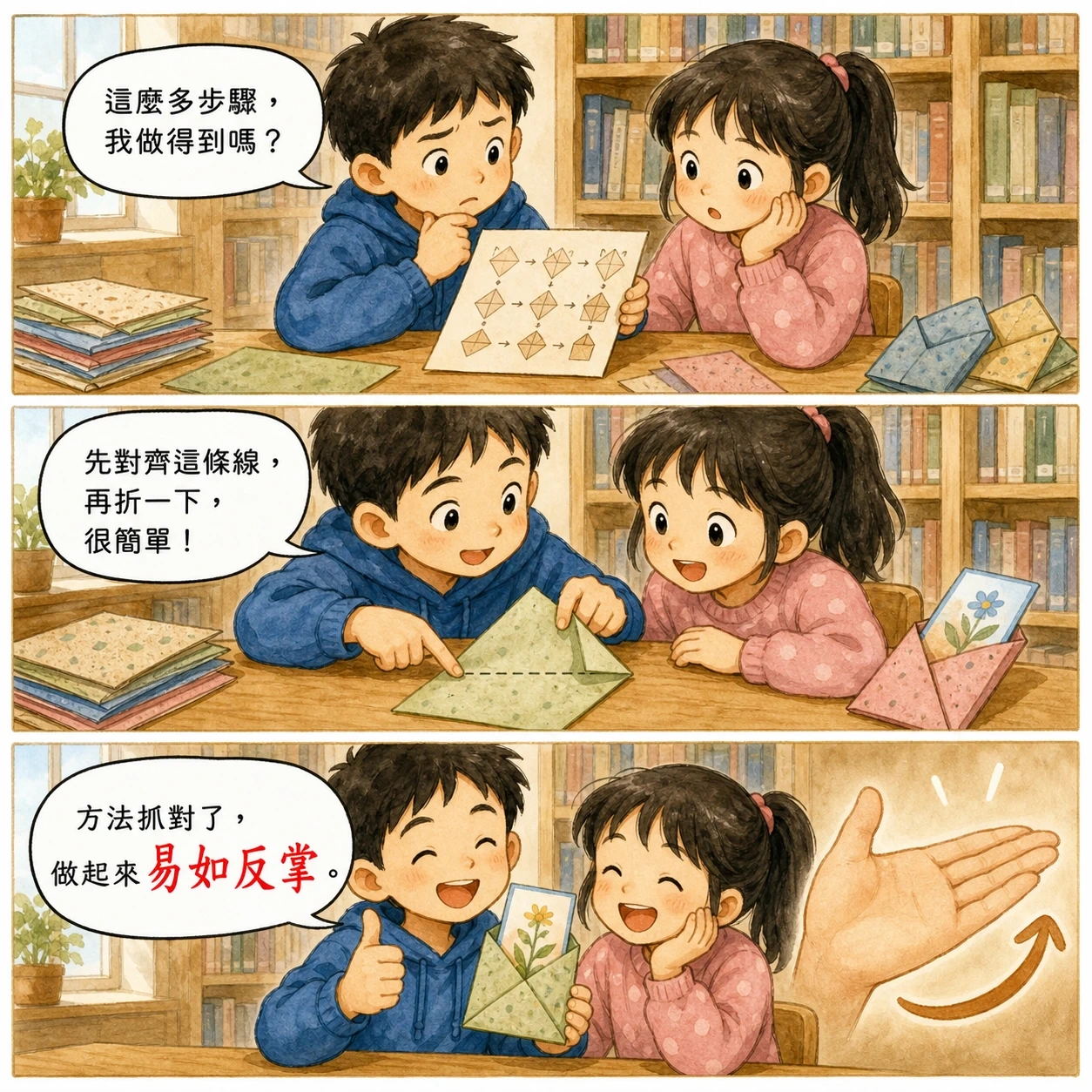 易如反掌的 AI 生成成語漫畫