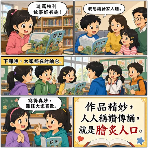 膾炙人口成語漫畫縮圖