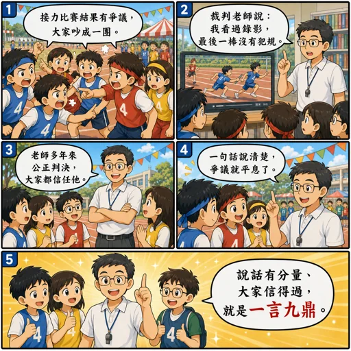 一言九鼎成語漫畫縮圖