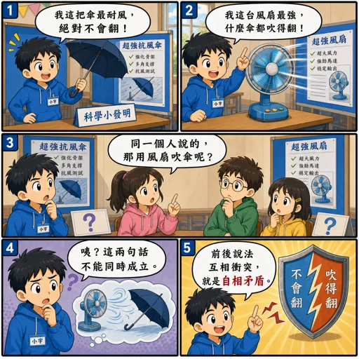 自相矛盾成語漫畫縮圖