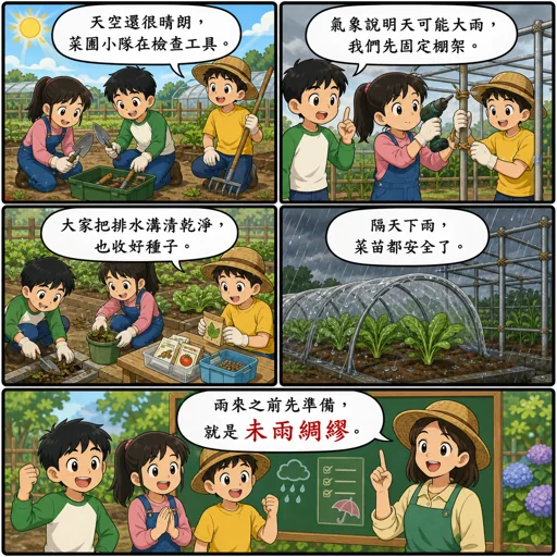 未雨綢繆成語漫畫縮圖