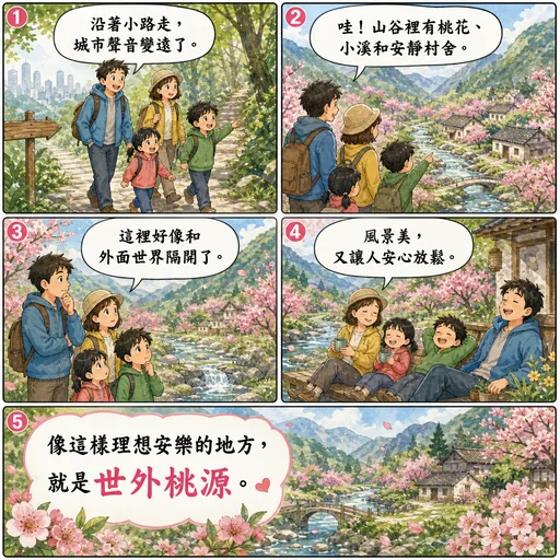 世外桃源成語漫畫縮圖