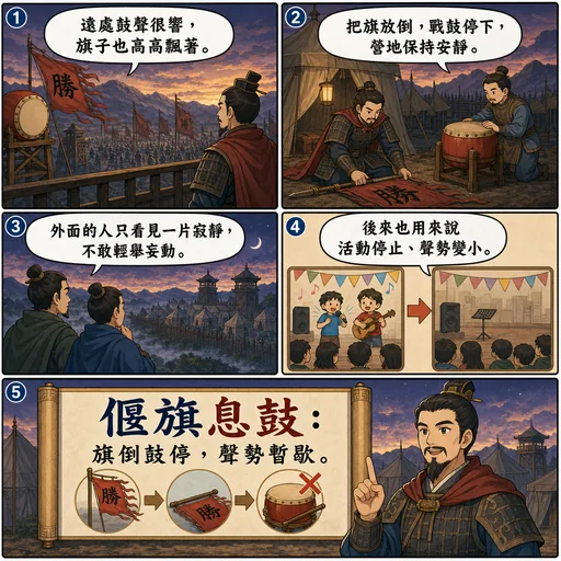 偃旗息鼓成語漫畫縮圖