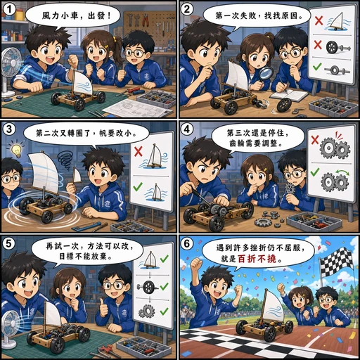 百折不撓成語漫畫縮圖