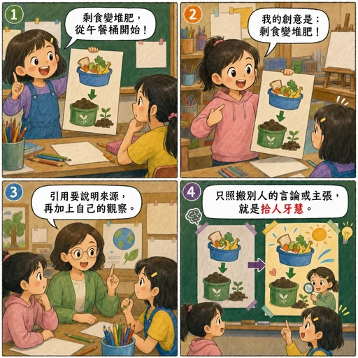 拾人牙慧成語漫畫縮圖