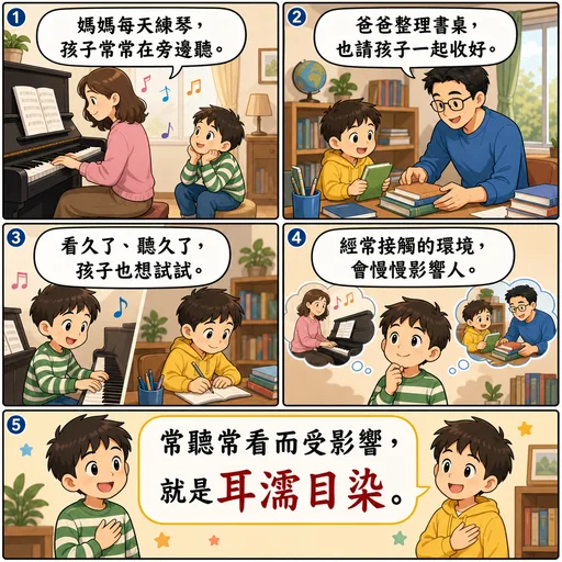 耳濡目染成語漫畫縮圖