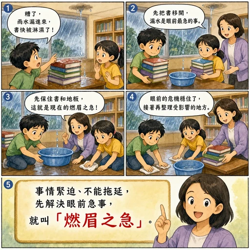 燃眉之急成語漫畫縮圖