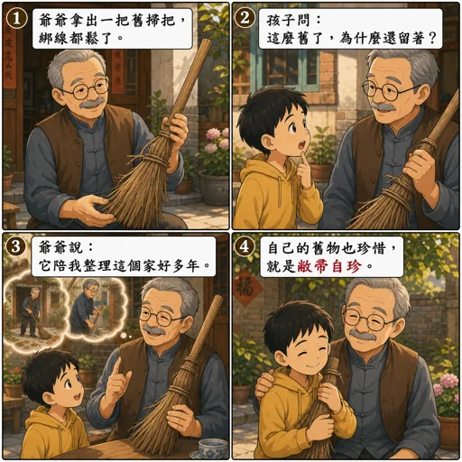 敝帚自珍成語漫畫縮圖