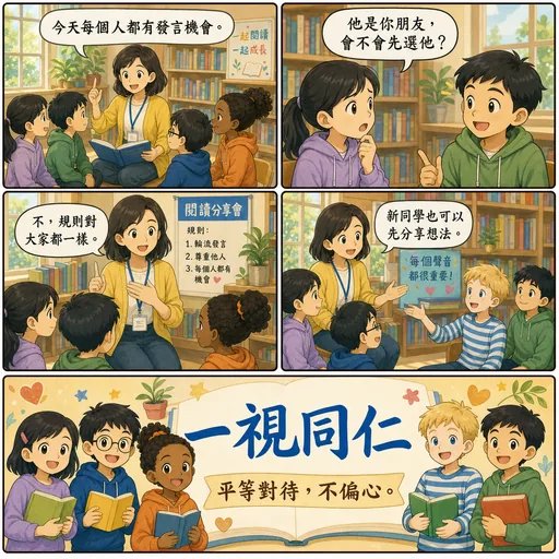 一視同仁成語漫畫縮圖