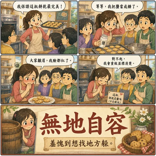 無地自容成語漫畫縮圖