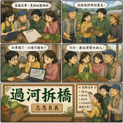過河拆橋成語漫畫縮圖