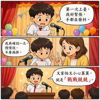 戰戰兢兢成語漫畫縮圖
