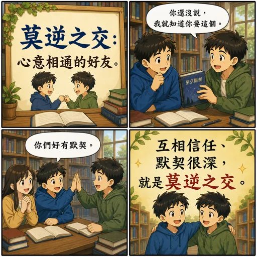 莫逆之交成語漫畫縮圖