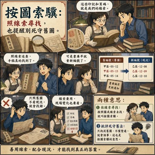 按圖索驥成語漫畫縮圖