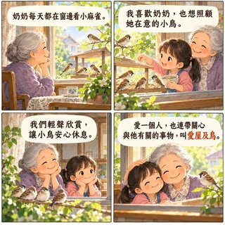 愛屋及烏成語漫畫縮圖