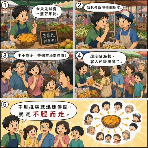 不脛而走成語漫畫縮圖