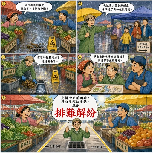 排難解紛成語漫畫縮圖