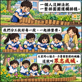 眾志成城成語漫畫縮圖