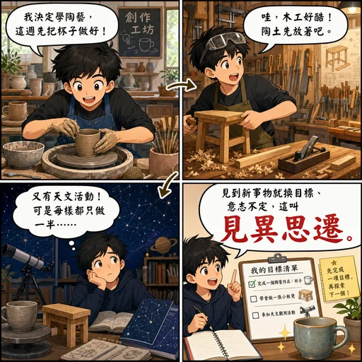 見異思遷成語漫畫縮圖