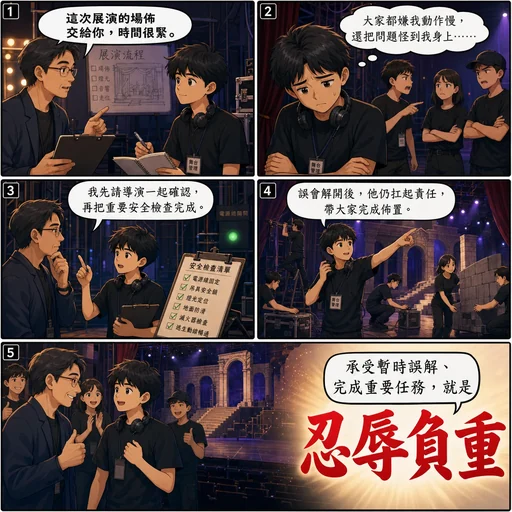 忍辱負重成語漫畫縮圖