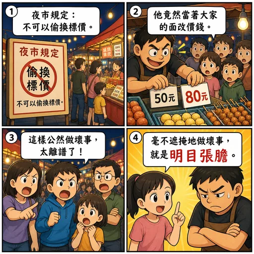 明目張膽成語漫畫縮圖