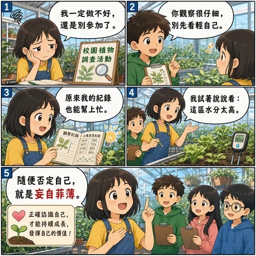 妄自菲薄成語漫畫縮圖