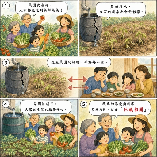 休戚相關成語漫畫縮圖