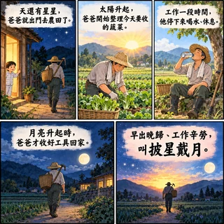 披星戴月成語漫畫縮圖