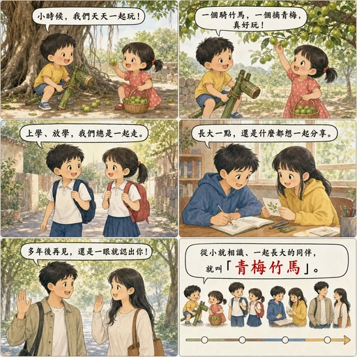 青梅竹馬成語漫畫縮圖