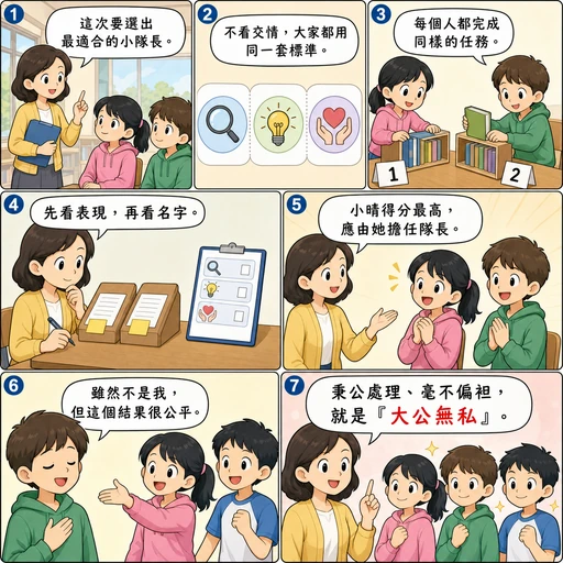 大公無私成語漫畫縮圖