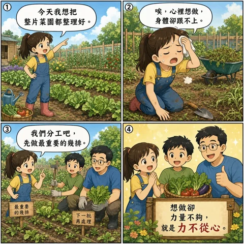 力不從心成語漫畫縮圖