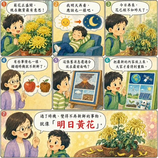 明日黃花成語漫畫縮圖